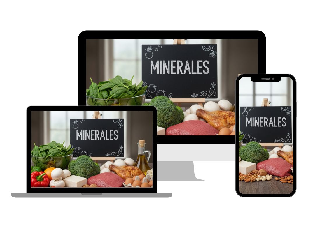Minerales del curso de Nutricion Saludable