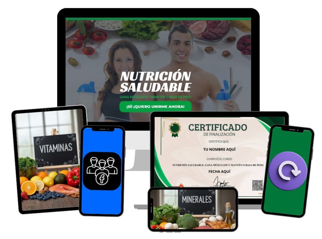 Todos los bonos de Nutricion Saludable